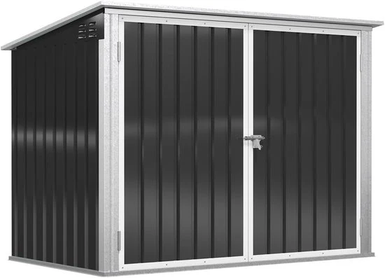 4goodz Gegalvaniseerd Stalen Containerombouw - Afvalbak kliko ombouw voor 2 containers