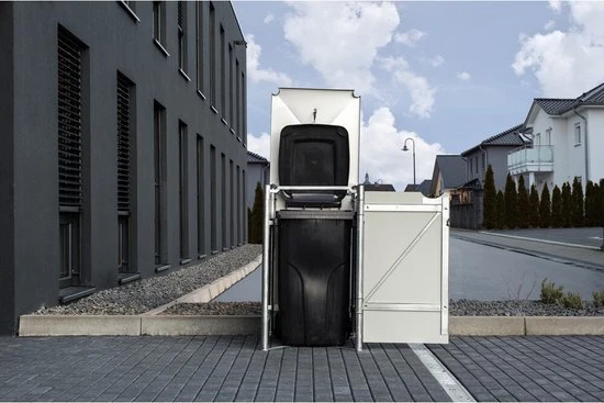 Hide® Containerombouw 1 afvalcontainer Zwart HD12401 - Kliko ombouw