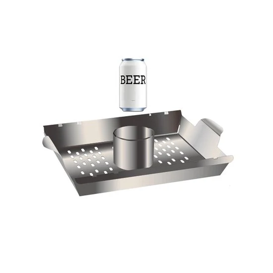 4cookz 3--1 RVS groente en kip rooster - chicken on beercan rooster