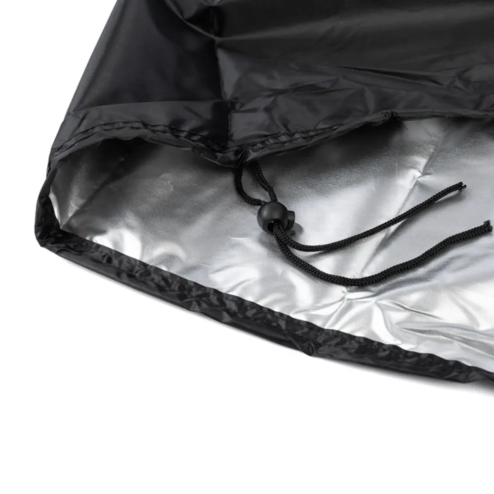 BBQ Hoes Waterdicht en Rond - Zwart - 15 tot 21 inch - Ø74x98 cm - Universeel - Geschikt voor Kamado, Big Green Egg en Gri...