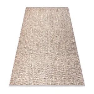 ANDRE 1577 wastapijt Chevron, visgraat antislip - natuurtint 160x220 cm