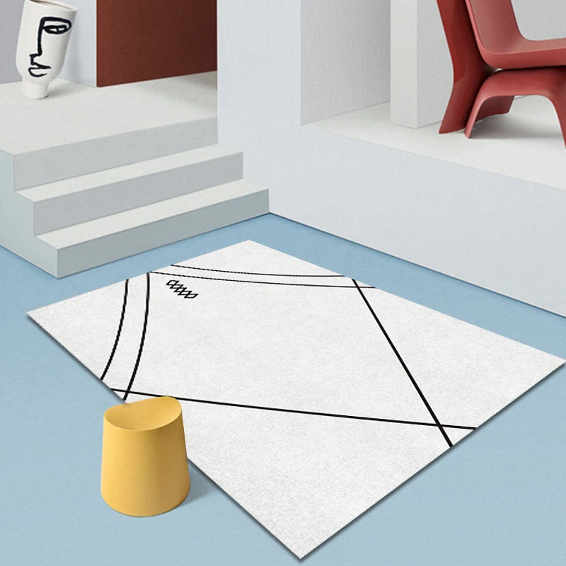 Binnenshuis/buitenshuis Lichtgrijs slaapkamerkleed Tapijt met zuidwestelijk tribaal geometrisch patroon Polypropyleen Mach...