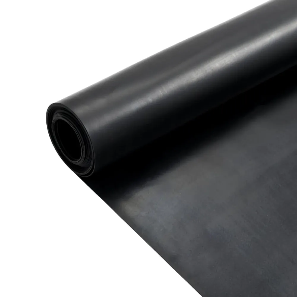 Lage pile Vloermat anti-slip 1 mm glad 1,2x2 m gummi