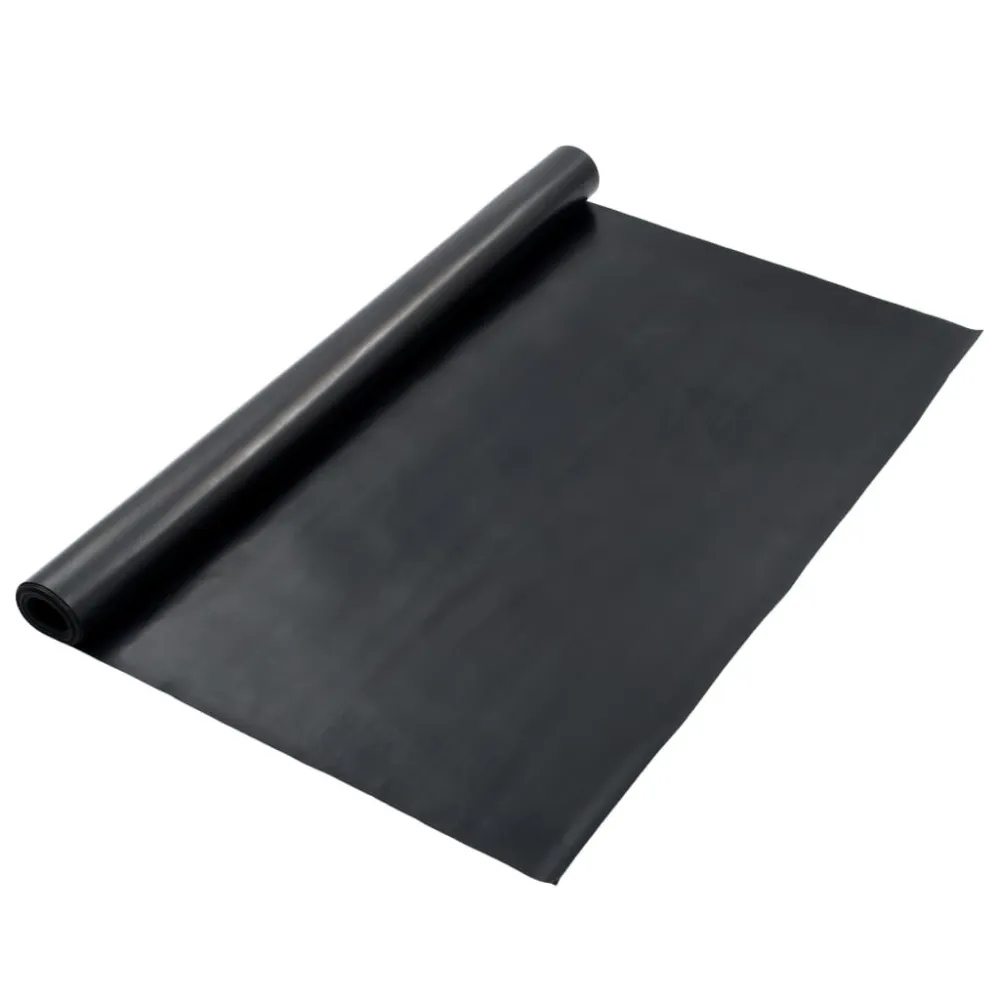 Lage pile Vloermat anti-slip 1 mm glad 1,2x2 m gummi