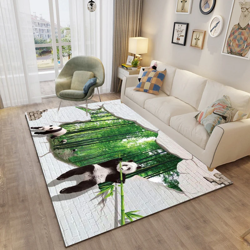 Unique 3D Underwater World Rug Meervoudig Colored Kids Rug Polypropylene Pet Friendly Stain Resistant Anti-Slip Carpet Nur...