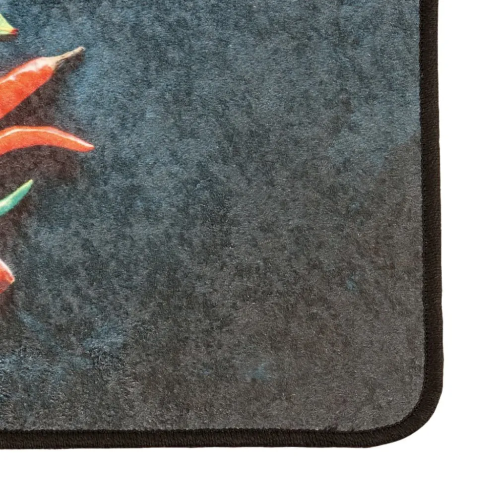 Vormvast Keukenmat wasbaar anti-slip 60x180 cm meerkleurig