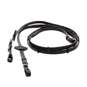 Soft Grip Reins 5 Stops, 16 mm Black F
