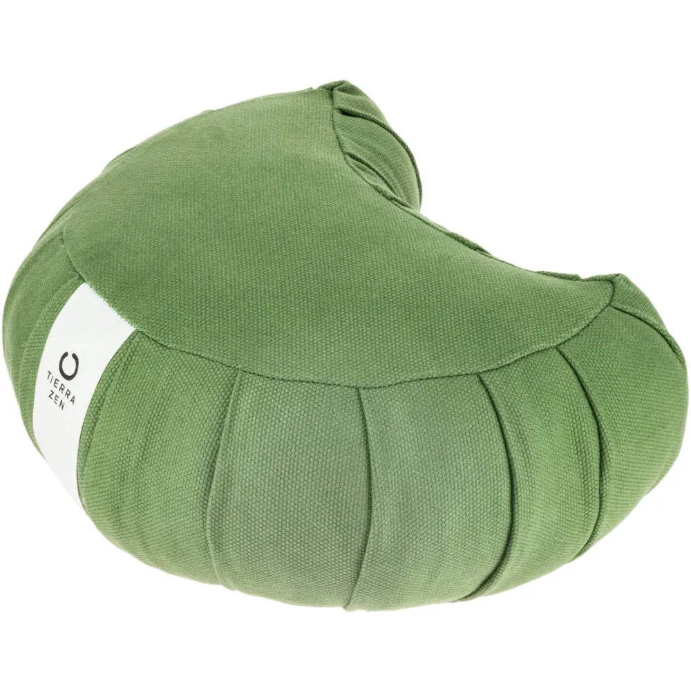 Kapok Half Moon Zafu - Olijfgroen Iwachu