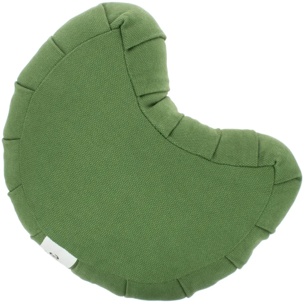 Kapok Half Moon Zafu - Olijfgroen Iwachu