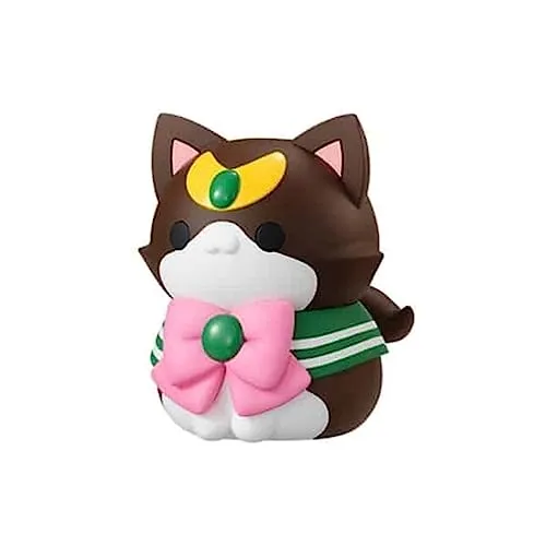 Megahouse Pretty Guardian Sailor Moon Nyanto! Big Nyaruto Series Sailor Jupiter 10 cm Figure - Brown, Pink, White