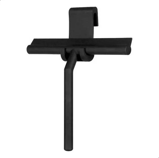 AKSA Home® Douchewisser met Ophanghaak - Trekker Douche - Raamwisser - Zwart