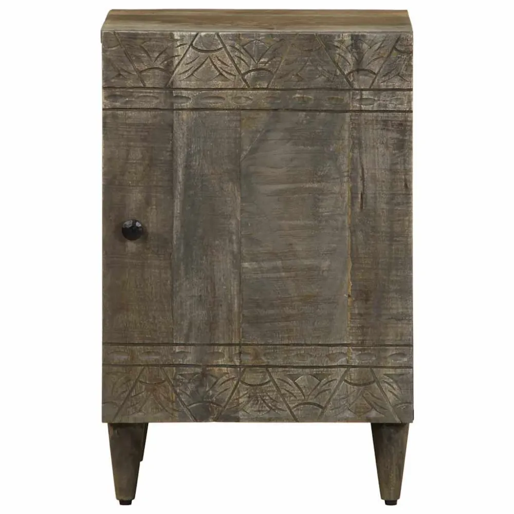 Badkamerkast 38x33x58 cm massief mangohout met 4 compartimenten