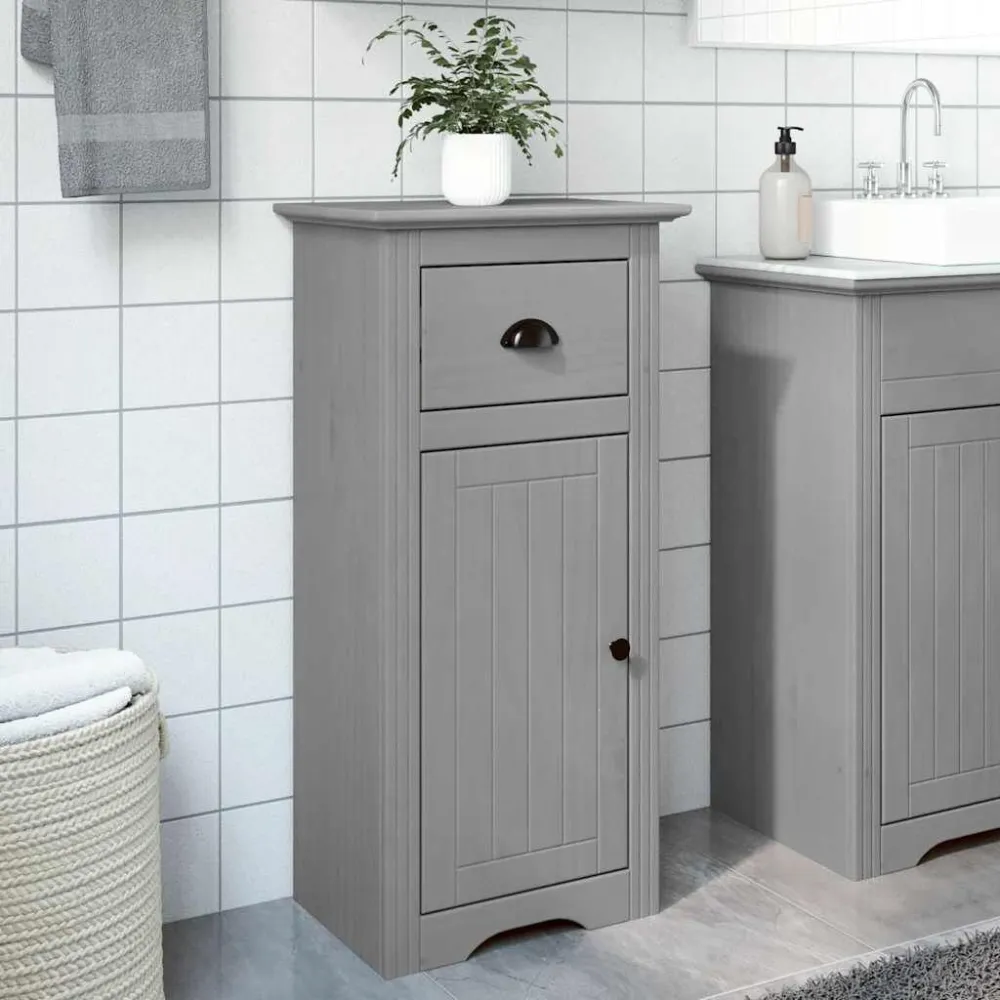 Badkamerkast BODO 44x30x90 cm grijs | Snel Thuisbezorgd