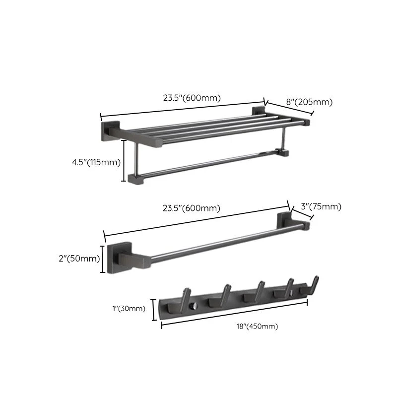 Contemporary Bathroom Accessory As Individual Or As Set Van metaal voor een opgeruimde look