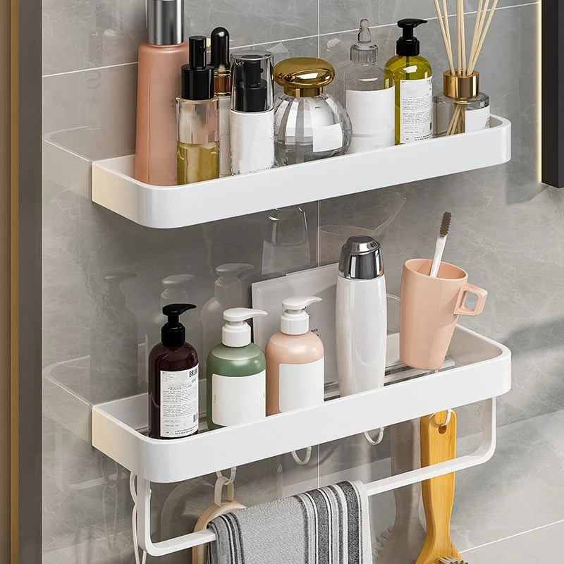 Contemporary Bathroom Accessory Set Metal Bath Shelf Parelmoer