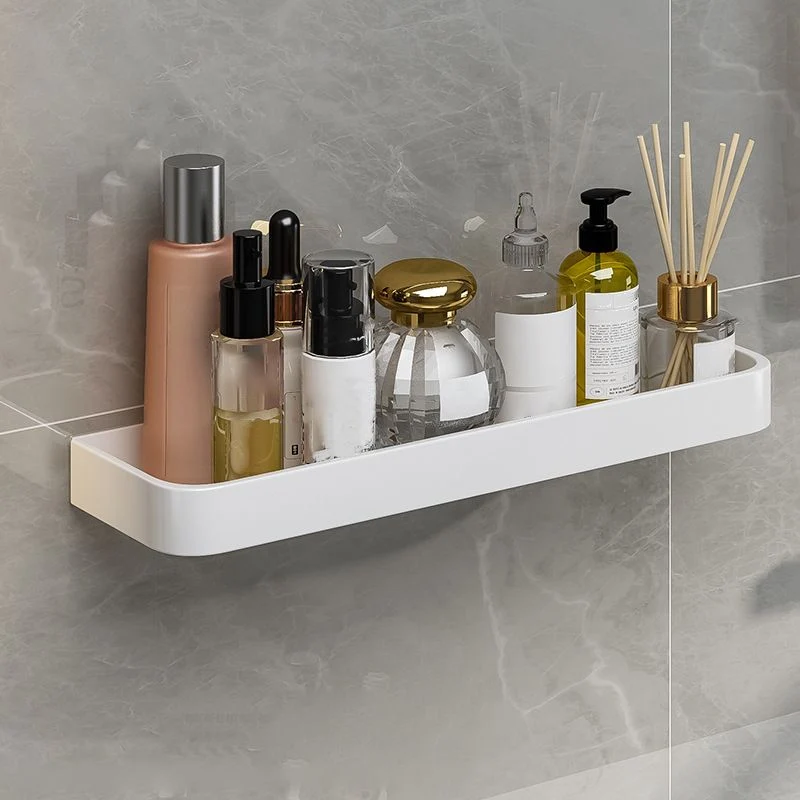 Contemporary Bathroom Accessory Set Van metaal Bath Shelf White met 4 compartimenten