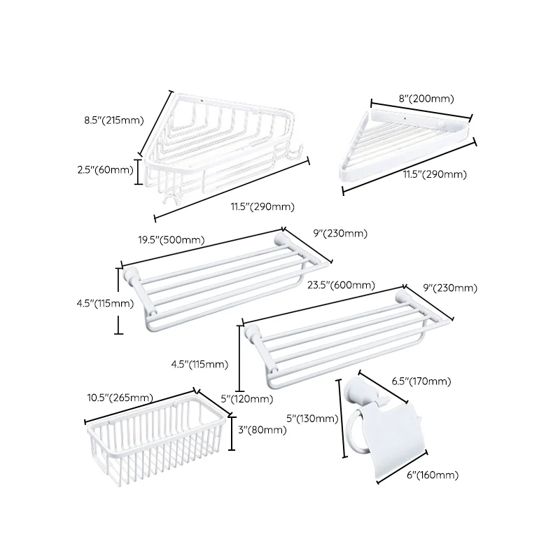 Contemporary Parelmoer Bathroom Accessory As Individual Or As Set Batterij aangedreven