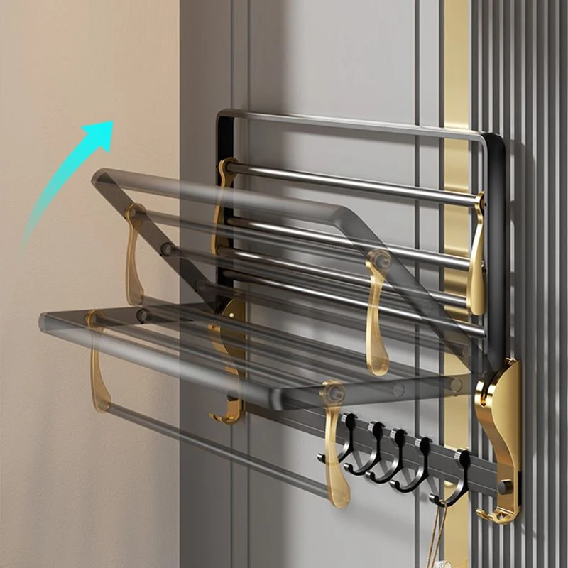 Contemporary Stainless Bathroom Accessory As Individual Or As Set Black and Verguld