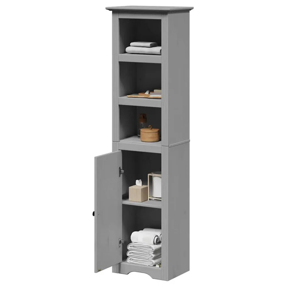 Douche caddy Badkamerkast BODO 44x30x160 cm grijs