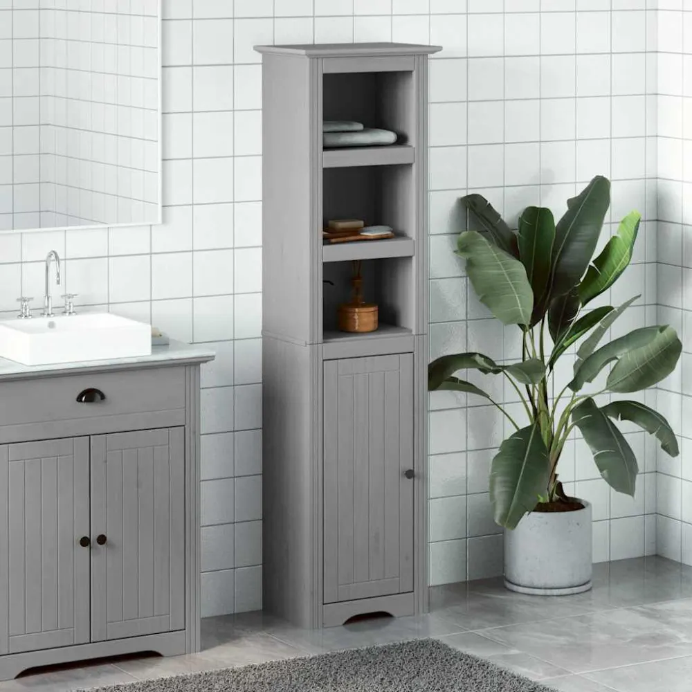 Douche caddy Badkamerkast BODO 44x30x160 cm grijs