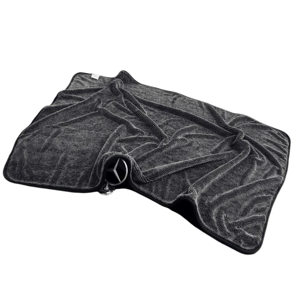 Droogdoek Badkamer - 80x60 cm - Grijs - Microvezeldoek - Autowas Doek