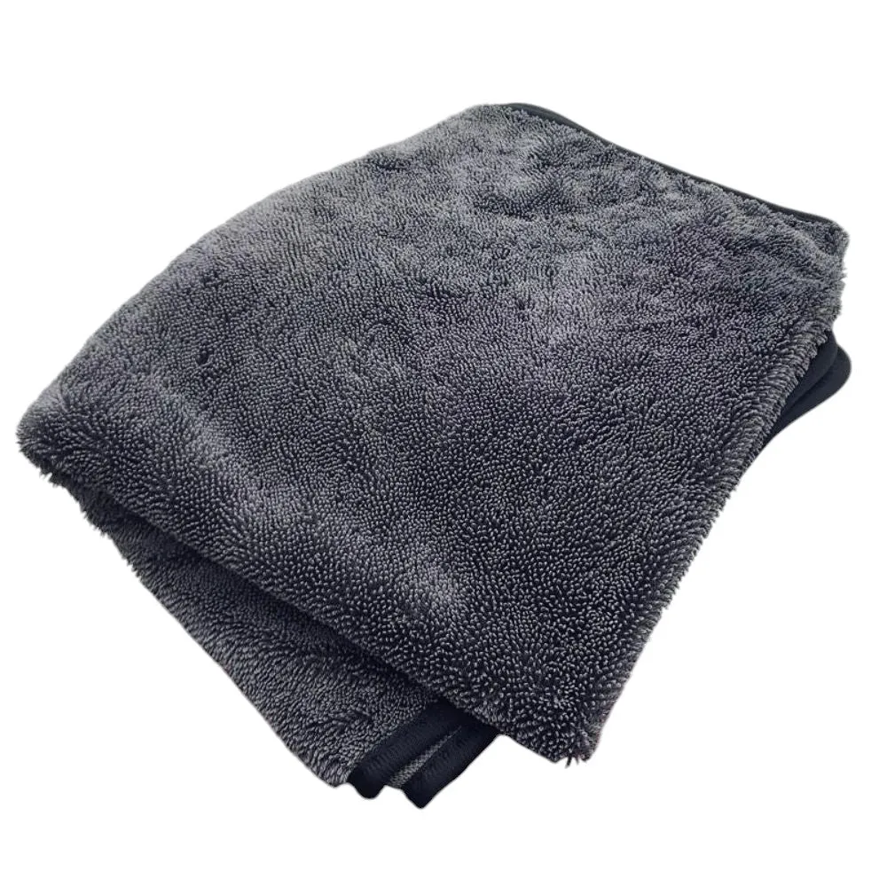 Droogdoek Badkamer - 80x60 cm - Grijs - Microvezeldoek - Autowas Doek