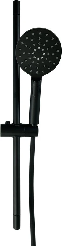 Luzzo® Flower Design Doucheset Glijstang-set - Zwart