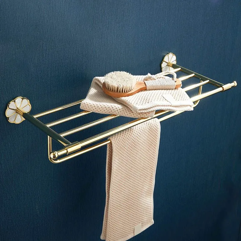 Metal Simple Bathroom Accessory as Individual or as Set Gouden met Garantie