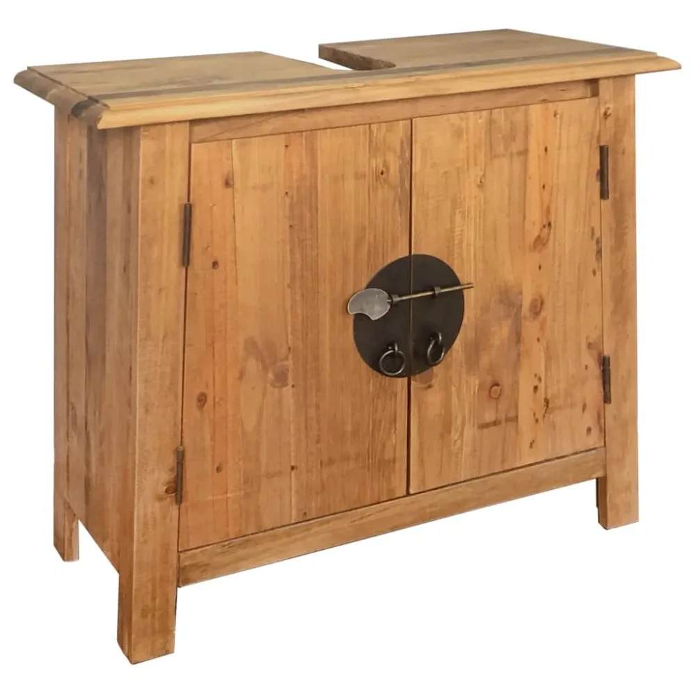 Opbergmand met deksel Vitalis Bathroom Furniture Set | Grenova