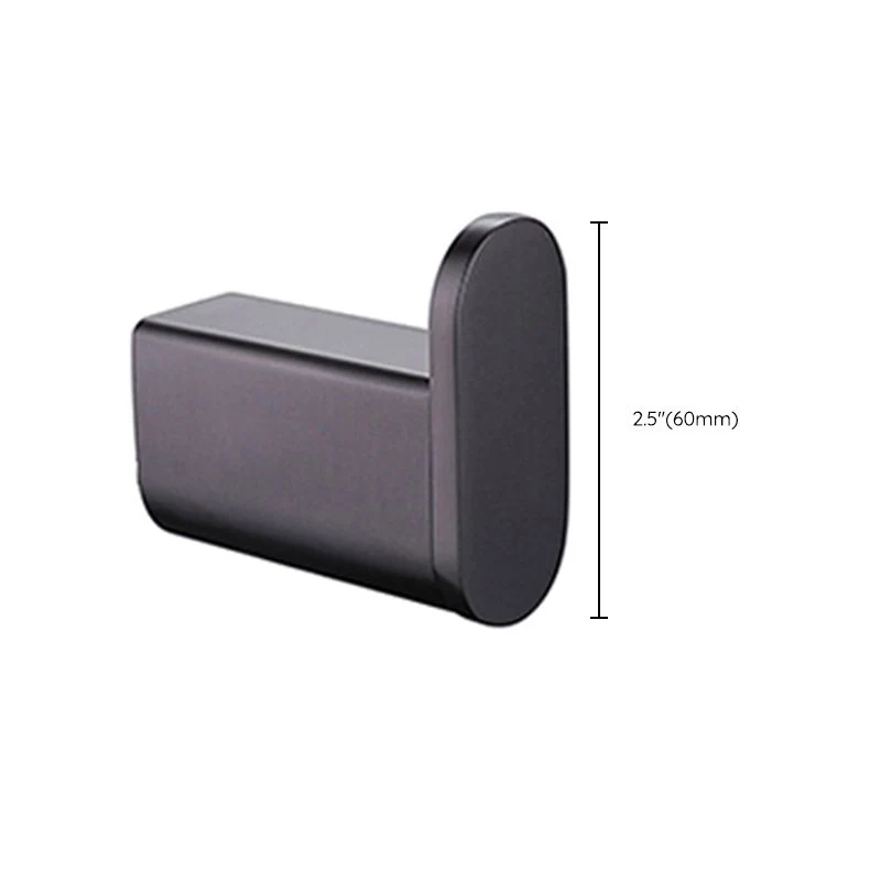 Premium Dark Gray Actueel Bathroom Accessory Set Steel Bathroom Accessory Kit