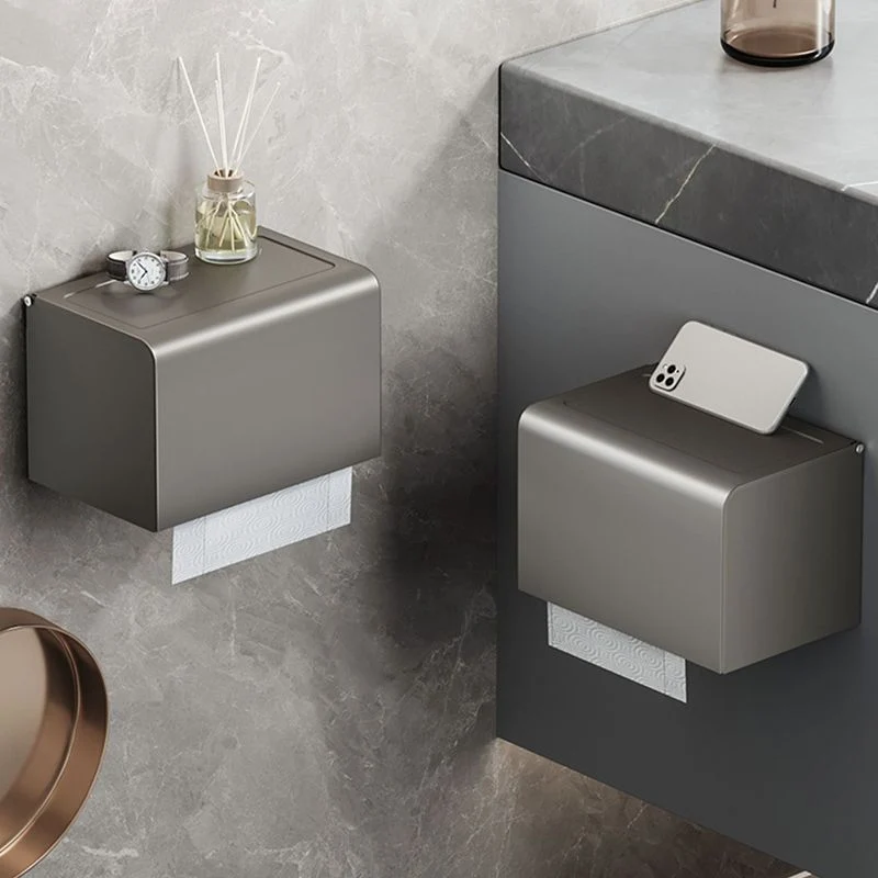 WC-rolhouder met opbergvak Traditional Bathroom Accessory As Individual Or As Set Grey