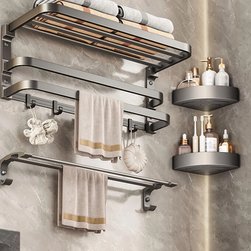WC-rolhouder met opbergvak Traditional Bathroom Accessory As Individual Or As Set Grey