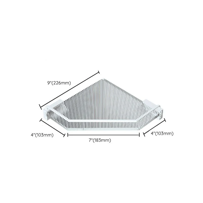White Van metaal & Acrylic Bathroom Accessory as Individual or as Set Bath Shelf met sensor