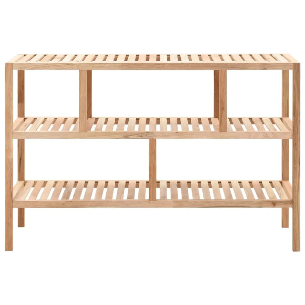Badkamerrek 100x40x65 cm massief walnotenhout