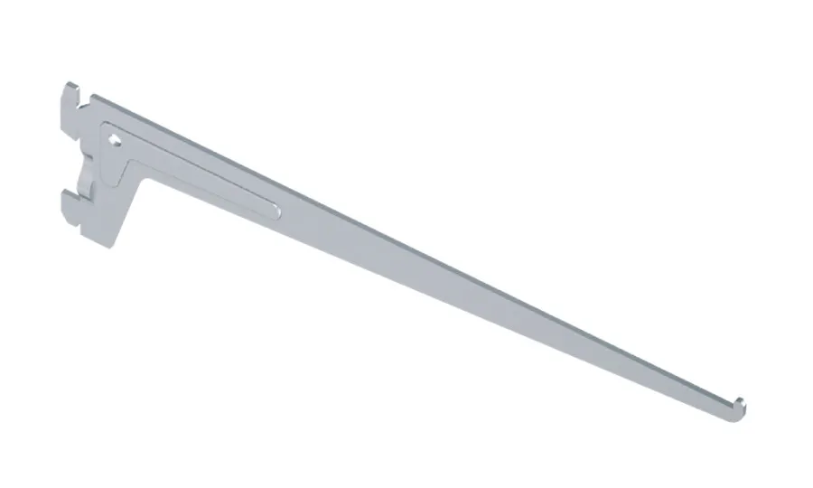 Element drager enkel - wit - 15 cm - 2-haaks