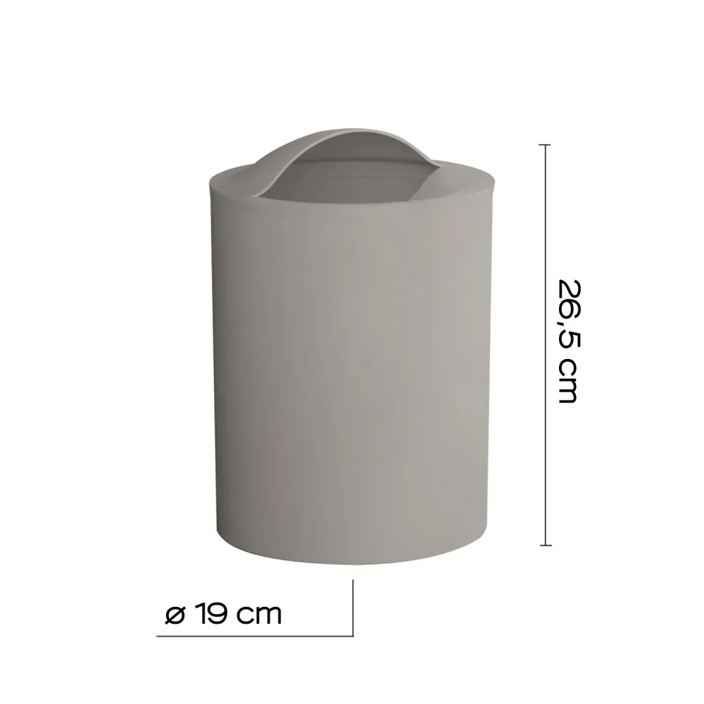 Ademend materiaal Bathroom countertop basket Eye model Gedy - Ecru