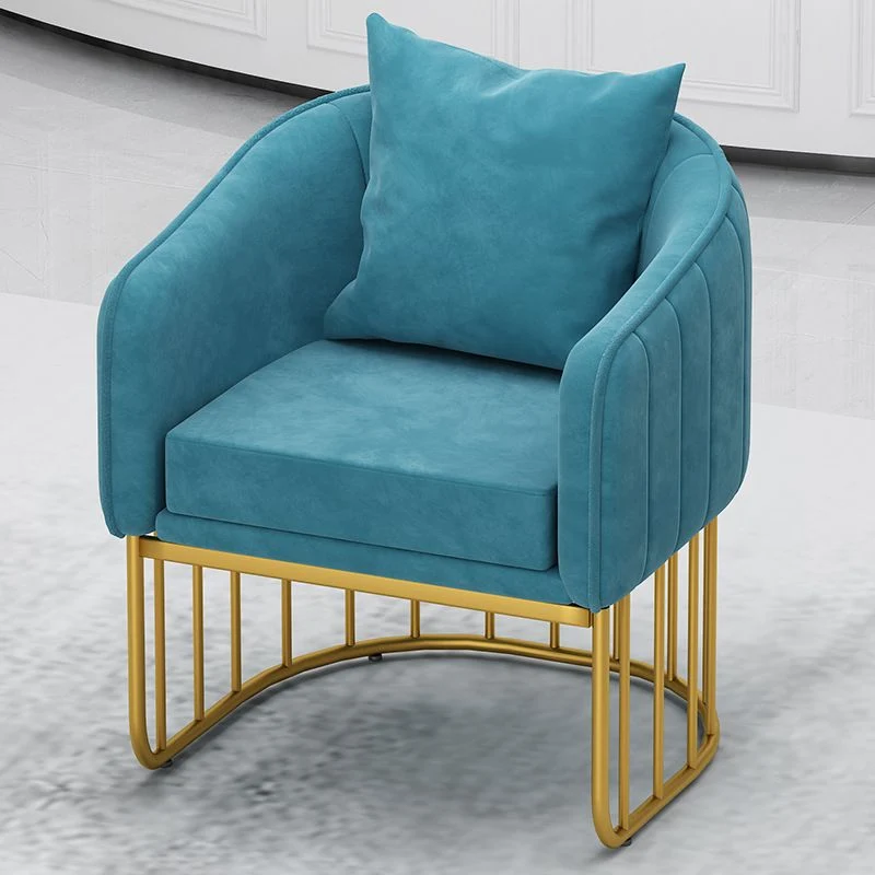 Scandinavian 29.52" H Pillow Back Sofa Eenkleurig Color Slope Arm Sofa 27l
