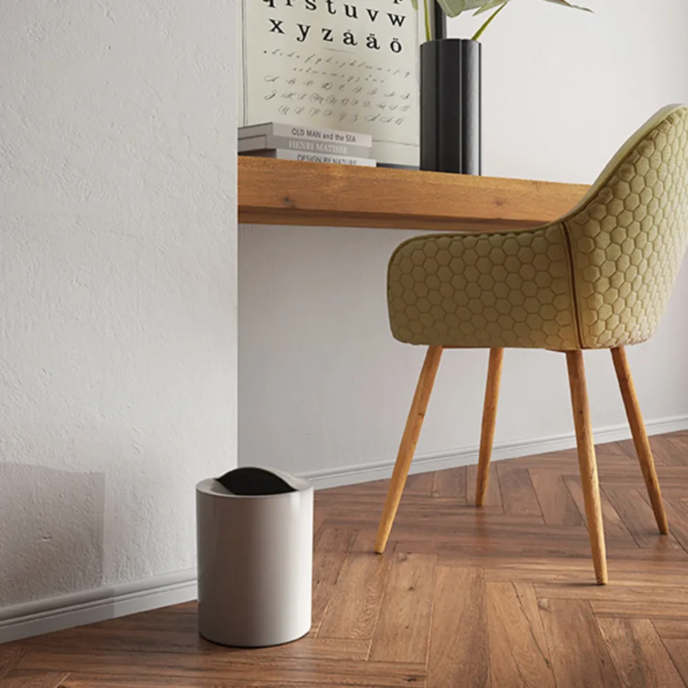 Vierkante vorm Bathroom countertop basket Eye model Gedy - Natuurtint