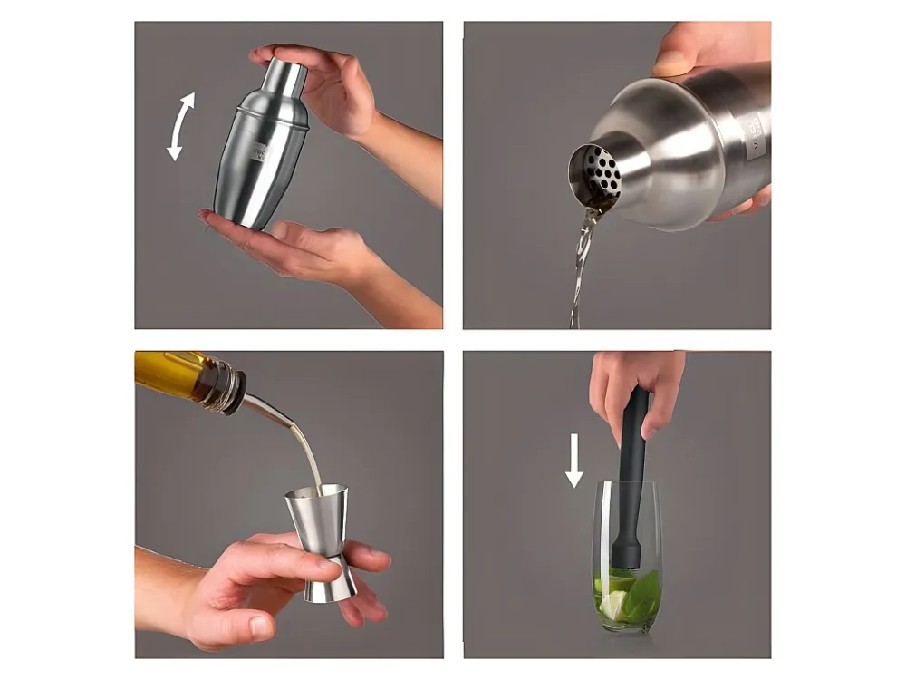 Cocktailset 3-delig Vacuvin - Onmisbare accessoires voor cocktailliefhebbers
