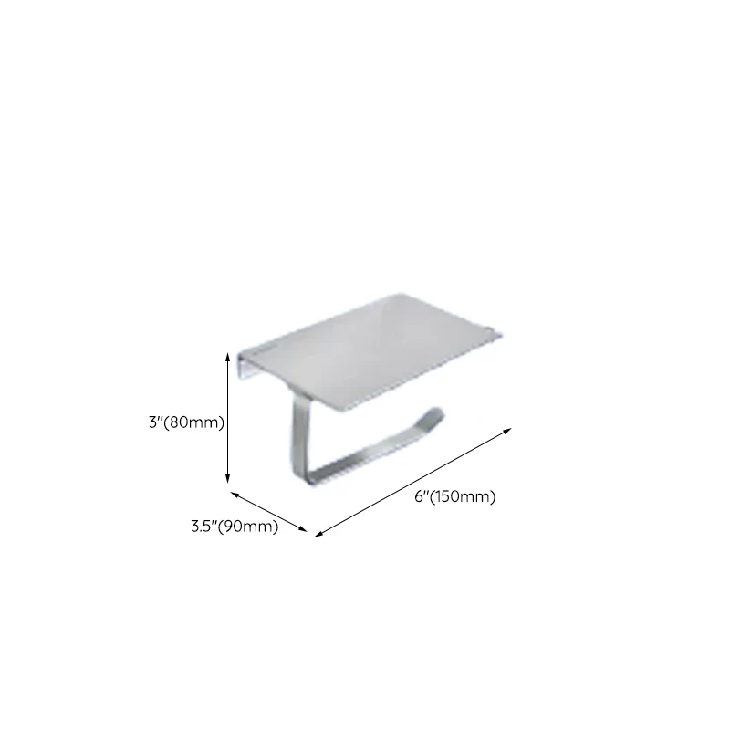 Contemporary Bathroom Accessory Set Lichtmetaal Towel Bar/Bath Shelf