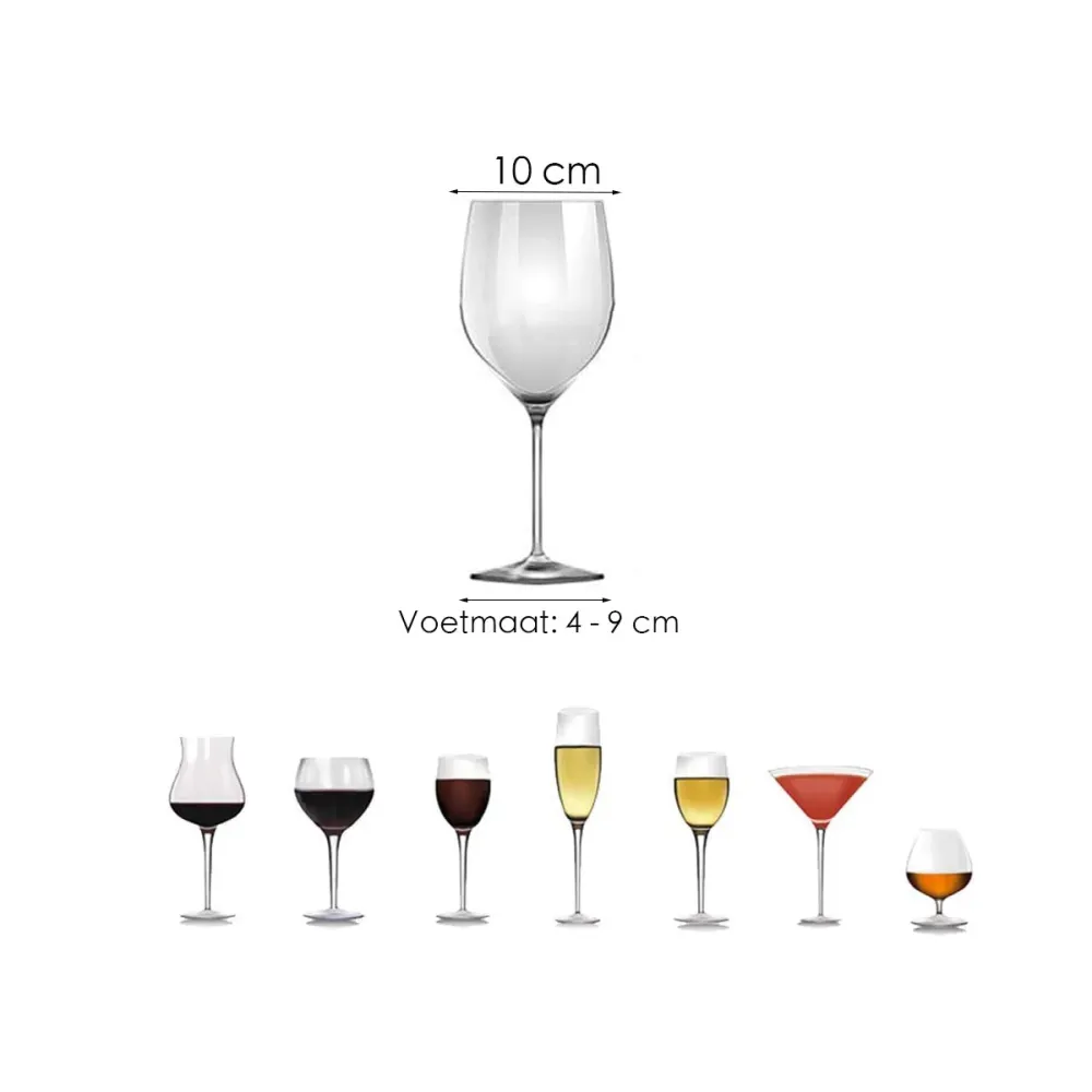 Ophangrek Wijnglazen - 12 glazen - Goud kleurig - Wijnglazenhouder - Glazenrek