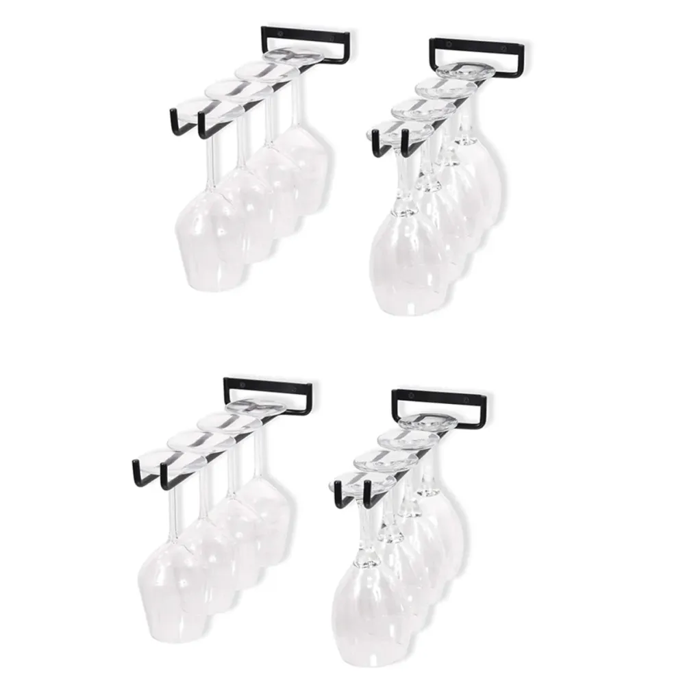 Wijnrek - Wijnglazen Rek - Wijn Glas Opslag - Wine Glass holder - 4 stuks - 38 x 12,7 cm