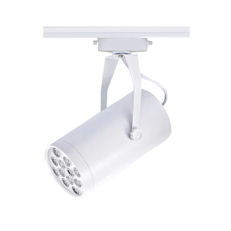 Cylindrical Shade Restaurant Semi Flush Light Loft Stylish Metal LED Black/White Verstelbaar Ceiling Fixture White
