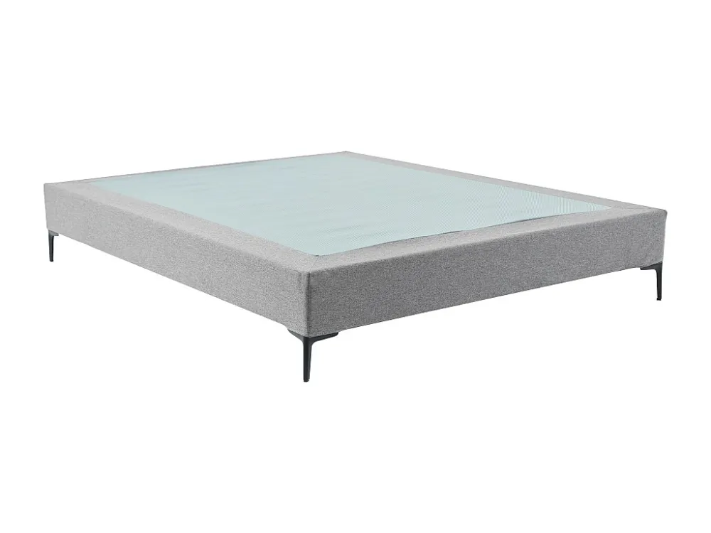 Decoratief gestoffeerde bedbodem 140 x 190 cm met afneembare hoes - Grijs - ISANI van YSMÉE