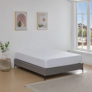 Decoratief gestoffeerde bedbodem 160 x 200 cm met afneembare hoes - Grijs - ISANI van YSMÉE
