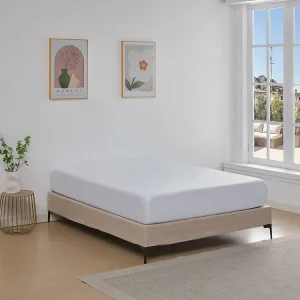 Decoratief gestoffeerde bedbodem 160 x 200 cm met afneembare hoes - Lichtbruin - ISANI van YSMÉE