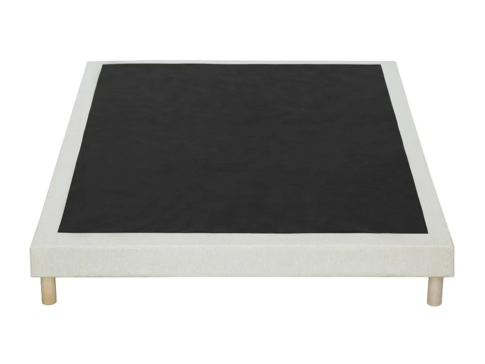 Decoratieve gewatteerde bedbodem 140 x 190 - Natuurtint - KOZANI van YSMÉE