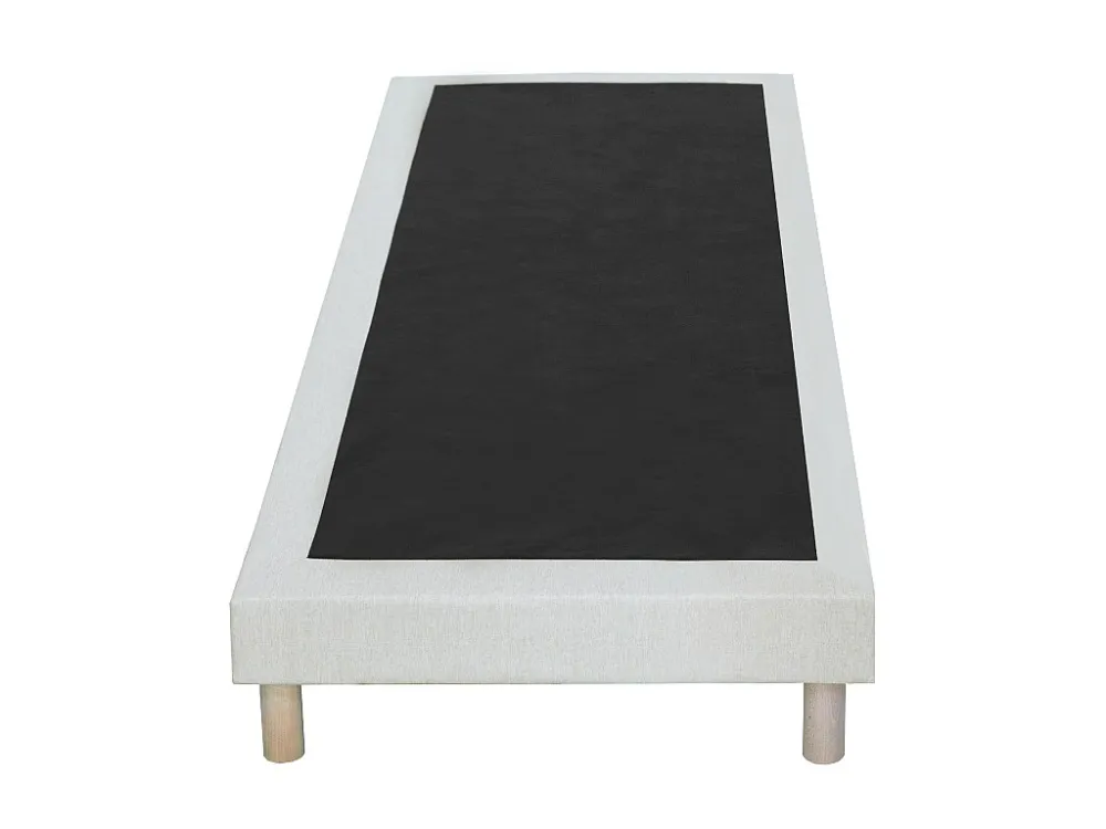 Decoratieve gewatteerde bedbodem 90 x 190 - Natuurtint - KOZANI van YSMÉE