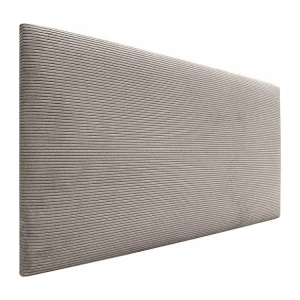DHOME Effen Corduroy Hoofdeinde 150x60 Bedden 150/160 - Bruin