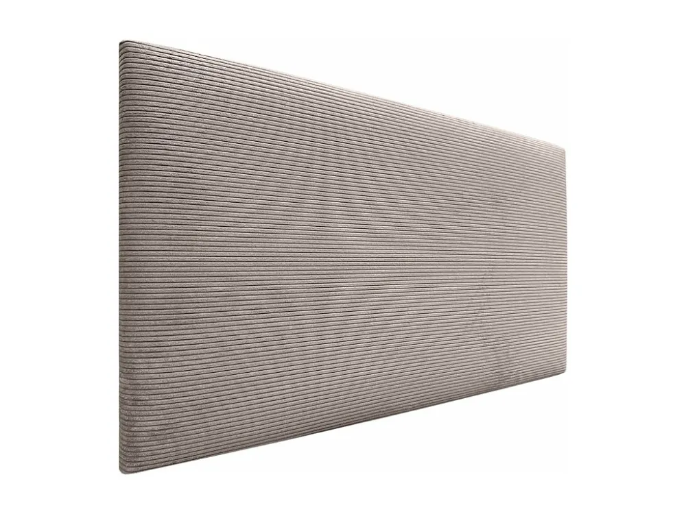 DHOME Effen Corduroy Hoofdeinde 150x60 Bedden 150/160 - Bruin